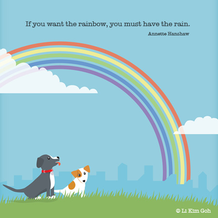 quotes about rainbow. Rainbow. I don't mind the rain, I don't mind the thunderstorm.